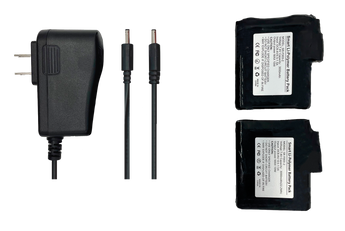 Heat Up battery kit: two 7.4V batteries, dual charger and cables