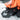 Person wearing heated gloves in a snowy environment