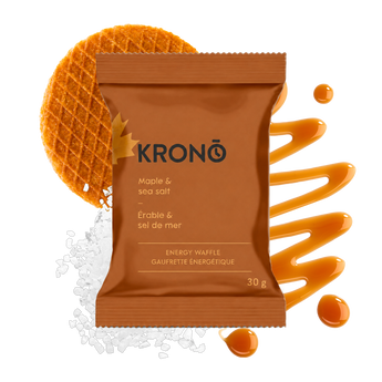 Krono Nutrition Maple & Sea Salt Energy Waffles - Box of 12