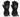 Heat Up Peak heated gloves, leather palm and back of hand with wrist leashes, on white background