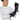 Woman pulling on a Heat Up Mountain heated glove and adjusting the cuff strap