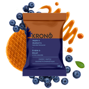 Krono Nutrition Maple & Blueberry Energy Waffles - Box of 12